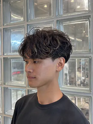 カラー パーマ メンズ fifth深山 洋夢のヘアスタイル