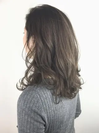 セミロング peige 斉藤✨大人ヘアー✨のヘアスタイル
