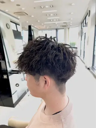 ミディアム CoReha 河内 尋登のヘアスタイル