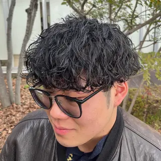 ミディアム 米谷 理玖のヘアスタイル