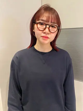 ミディアム カラー mai / linoah˚✧のヘアスタイル