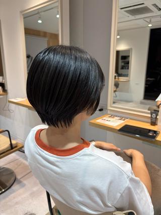 ショート 藤田 小波のヘアスタイル