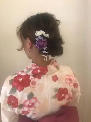 ロング ヘアアレンジ 清水 ちひろ ✄トップスタイリストのヘアスタイル