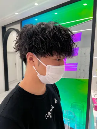 メンズ ダブルカラー｜ なおき｜池袋美容師のヘアスタイル