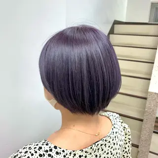 ショート カラー ヘアアレンジ 🩵 JURI🩵のヘアスタイル