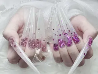 ネイル K.bi_nail ネイル長さ出し専門店のネイルデザイン