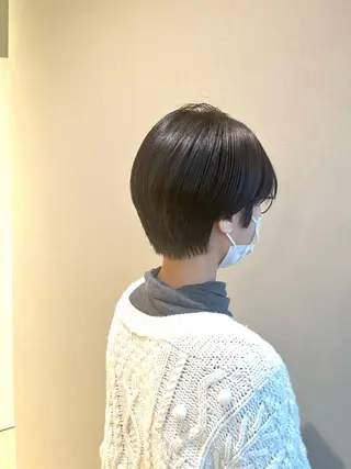 ショート レイヤーカット*艶* 蒲生四丁目*山保美月のヘアスタイル