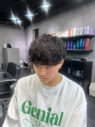 パーマ メンズ パーマ支持率No.1 ❤️‍🔥安成弾のヘアスタイル