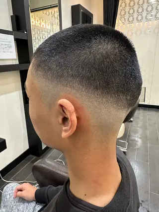 メンズ ナチュラルヘア 神田一瑳のヘアスタイル