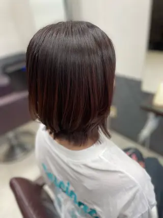 ミディアム カラー ⭐️髪質改善⭐️ 大野輝のヘアスタイル