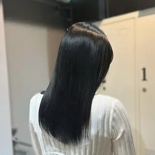 セミロング 縮毛矯正/トレンド カラー🎀✨MIHOのヘアスタイル