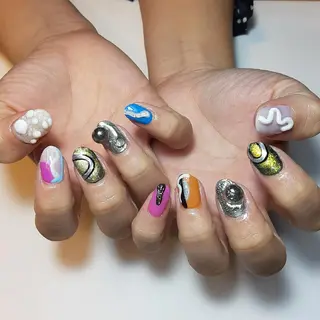 ネイル 平尾駅前/持込み専門 /owlnailのネイルデザイン