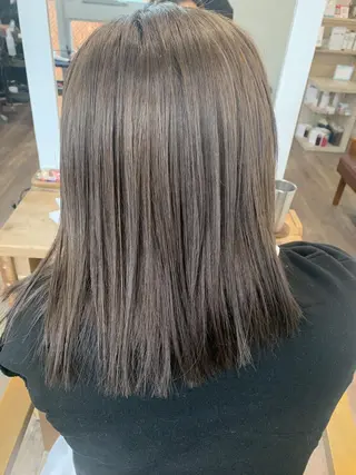 ミディアム カラー 初めてでも失敗しない 透明感カラー Miiのヘアスタイル