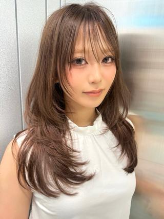 ミディアム 🤍naomi／ 韓国レイヤー🤍のヘアスタイル