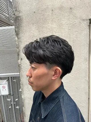 ショート パーマ メンズ 🏆メンズヘア特化 🥇代表りんぺーのヘアスタイル