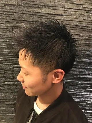 ショート メンズ HIRO GINZA 銀座一丁目店のヘアスタイル