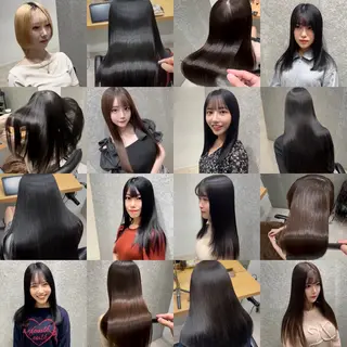 セミロング カラー 髪質改善ヘアケア 艶髪特化/上田のヘアスタイル