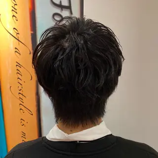 ショート パーマ メンズ 橋本 琉磨のヘアスタイル