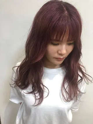 ロング カラー パーマ ヘアアレンジ ❣️倉敷❣️美髪 カラー能登一成のヘアスタイル