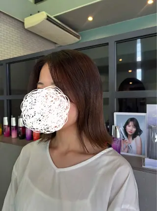 ミディアム 🫧古田 穂香🫧パーマモデルのヘアスタイル