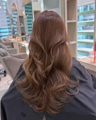 ロング カラー 艶カラー/ヘアセット 着付け　ふうか　渋谷のヘアスタイル