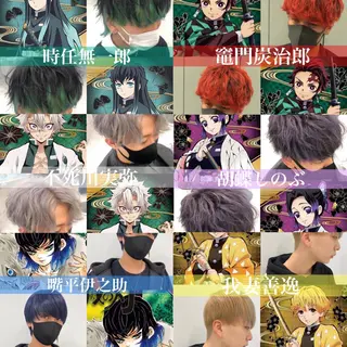ミディアム カラー パーマ ヘアアレンジ メンズ キッズ メンズ特化美容師 aiの眉毛・アイブロウイメージ