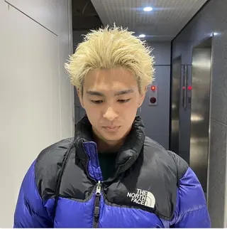 ショート カラー パーマ メンズ 🔥メンズ 特化🔥菊水皐暉🔥のヘアスタイル