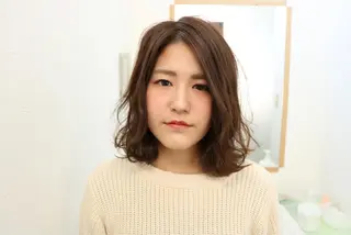 ミディアム soins de MaLilyのヘアスタイル