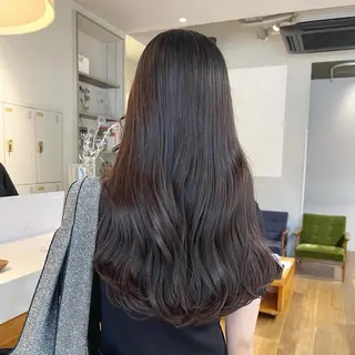 ロング かわい りほのヘアスタイル