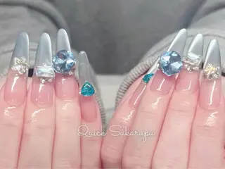 ロング Quick Sukarupuのネイルデザイン