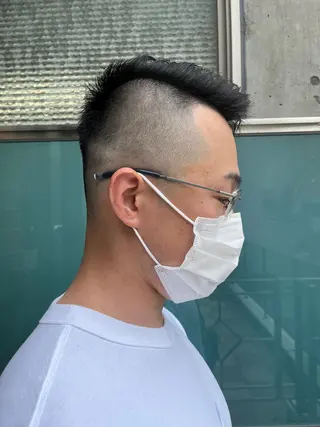 ショート カラー パーマ ヘアアレンジ メンズ キッズ ネイル マツエク・マツパ アイブロウ 久木原 ゆりのヘアスタイル