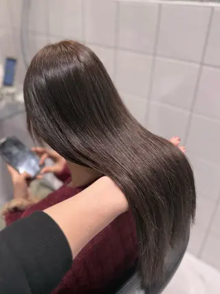 カラー 赤み消し✨️ベージュ 【駒沢大学】のヘアスタイル