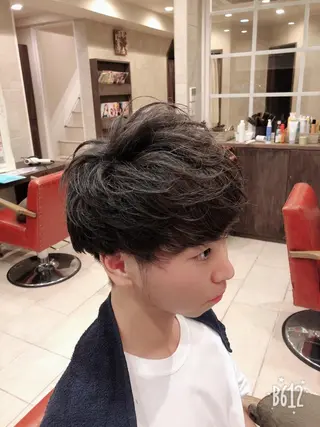 ミディアム 髪質改善JILL 桑原のヘアスタイル