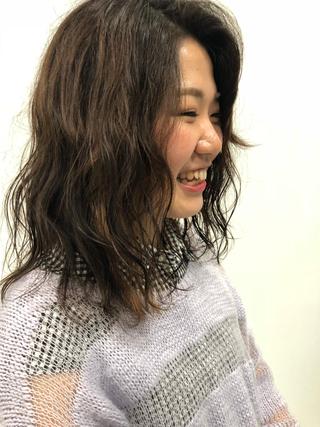 セミロング 横地 凌のヘアスタイル
