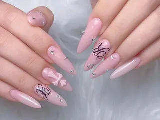 ロング カラー yuna ユナのネイルデザイン