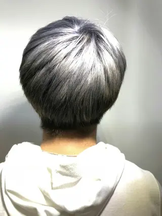 ショート ワンホンレイヤー エクステづまのヘアスタイル