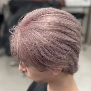 カラー メンズ chinatsu 渋谷/ハイトーンのヘアスタイル