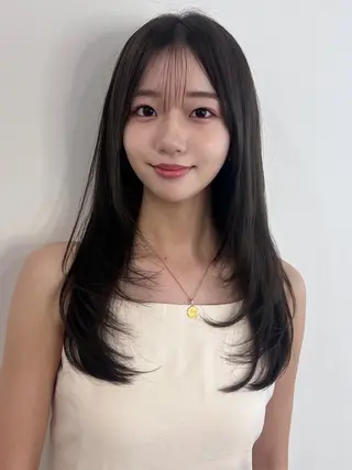 カラー 渋谷レイヤーカット❌ 縮毛矯正専門/武田涼のヘアスタイル