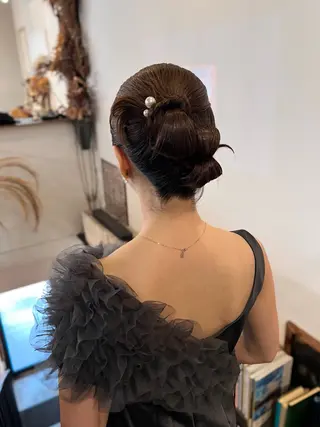 ミディアム ヘアアレンジ 髪質改善/アレンジ/ 高円寺/yamadaのヘアスタイル