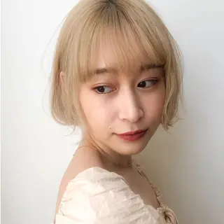 ショート カラー ヘアアレンジ 髪質改善/韓国風 レイヤー/田村祐樹のヘアスタイル