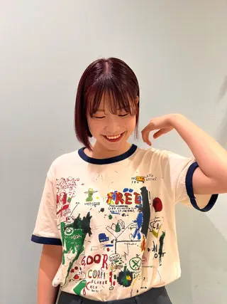 ショート カラー 吉水 果穂のヘアスタイル