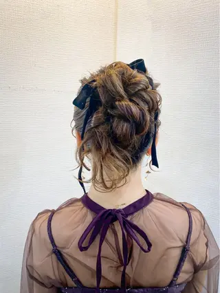 ヘアアレンジ hair make もりした ゆうのヘアスタイル