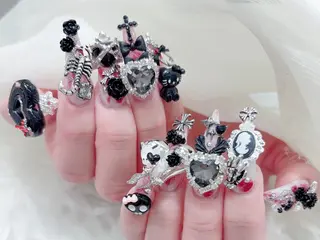 ネイル yukina 長さ出しネイル専門店のネイルデザイン
