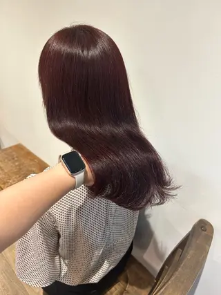 ロング カラー otoha✳︎ くすみ艶カラーのヘアスタイル