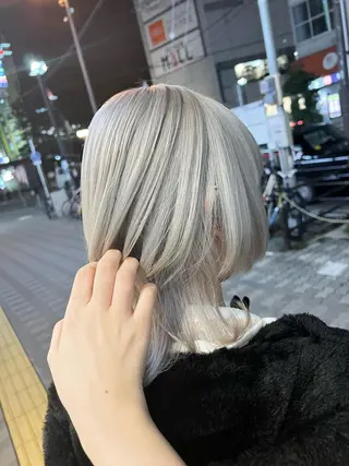 ショート カラー マンツーマン女性 美容師 奏のヘアスタイル