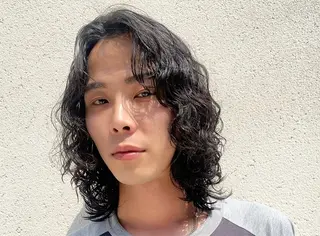 ロング パーマ ヘアアレンジ メンズ fifth 石川 凪のヘアスタイル