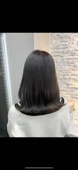 セミロング カラー ヘアアレンジ 熊本市東区 /Ririkaのヘアスタイル