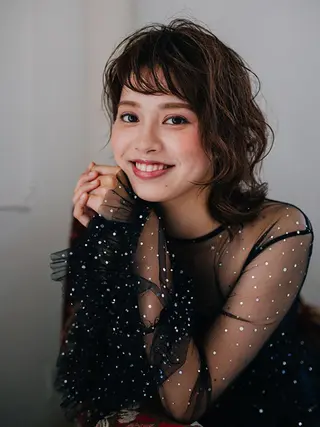 ミディアム カラー 【公式】amble luxe池袋東口🩷のヘアスタイル