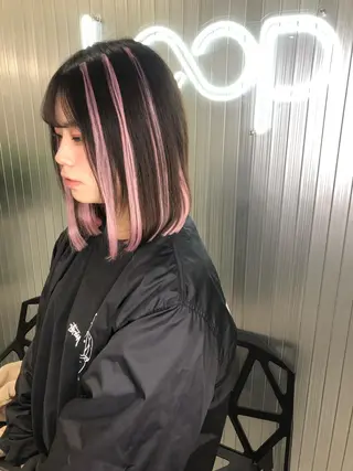 ミディアム LOOP hairのヘアスタイル