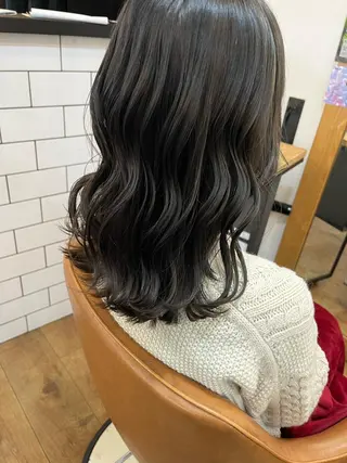ミディアム カラー beleef守口店 reinaのヘアスタイル